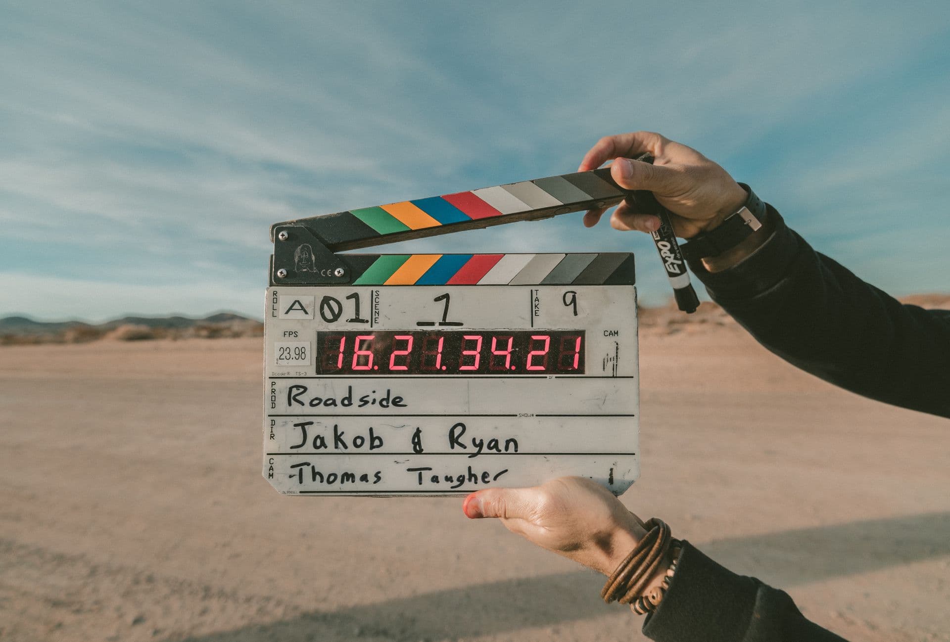 Cosa fa il regista cinematografico - Foto di un ciak